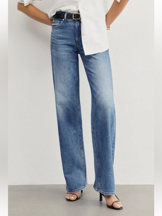 AYR Denim - AYR The Secret Sauce Wide Leg Jean in Good Mood Size 28 Short
